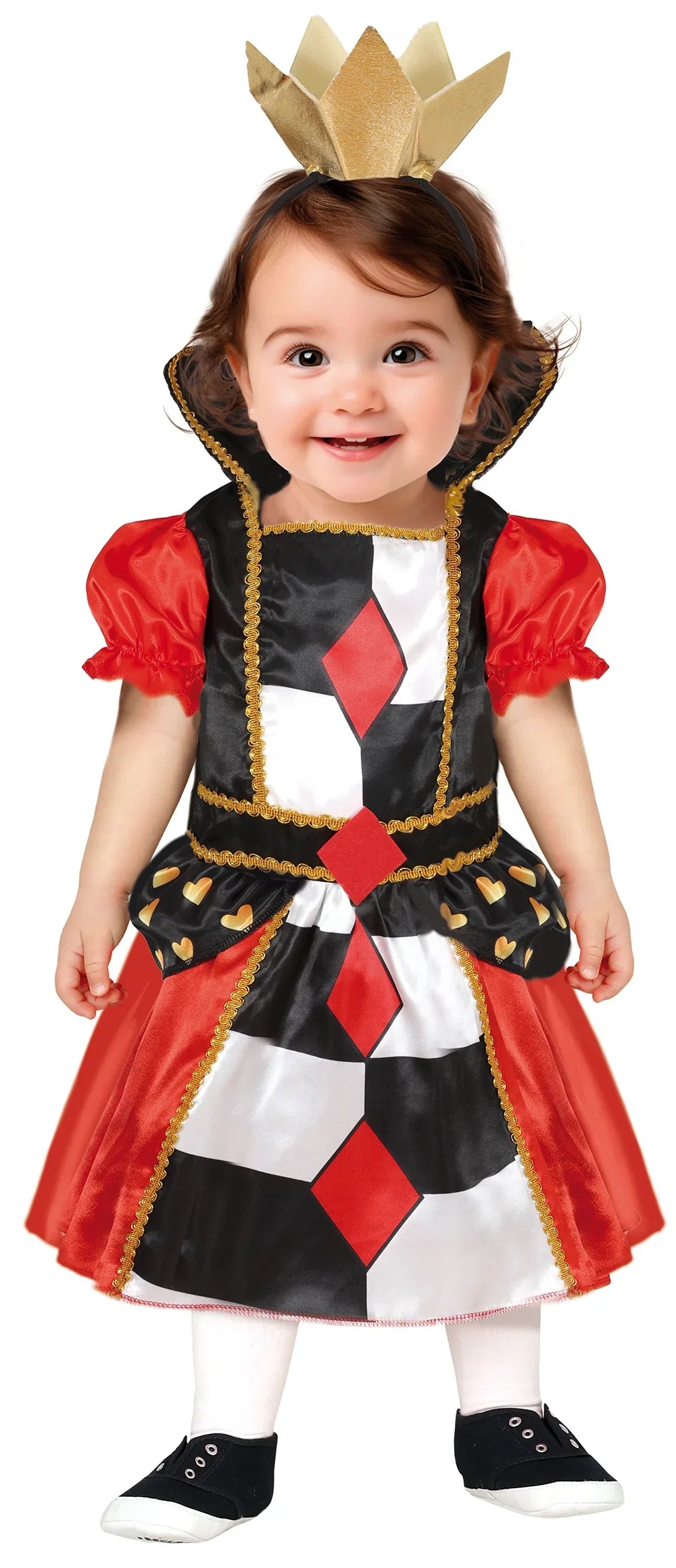 Disfraz de Reina de Corazones Coqueta para Bebé Reina de Corazones Guirca